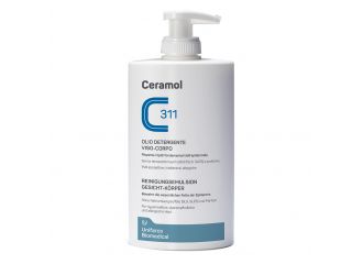 Ceramol olio detergente viso/corpo 400 ml