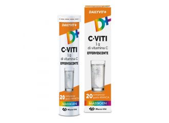 Dailyvit+ c viti 1g di vitamina c effervescente 20 compresse