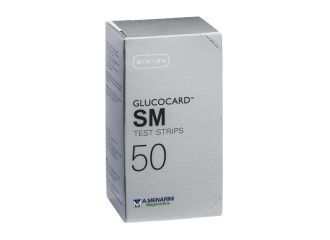 Test strips per misurazione glicemia glucocard sm 50 pezzi