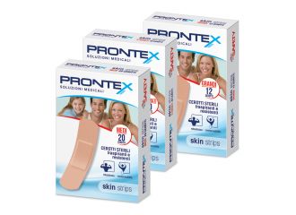 Cerotto prontex skin strips formato grande astuccio 12 pezzi