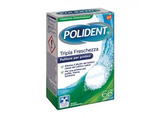 Polident tripla freschezza 66 compresse