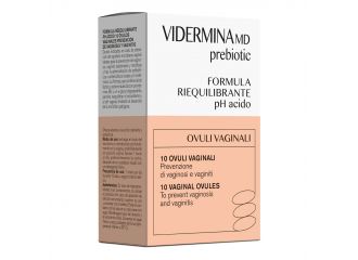 Vidermina prebiotic ovuli vaginali 10 pezzi