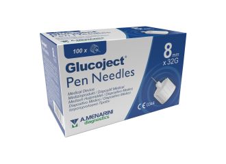 Ago per penna da insulina glucoject 8 mm gauge 32 100 pezzi