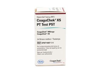 Coaguchek xs pt pst 24 strisce test