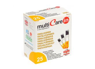 Test trigliceridi multicare in strisce con aspriazione capillare 25 pezzi