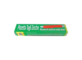 Pinzetta togli zecche in plastica blister singolo