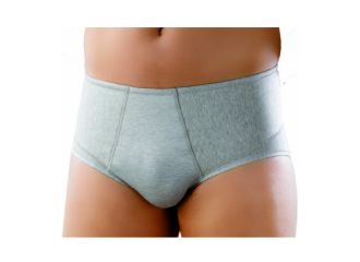 Orione 508 slip uomo contenitivo chiuso in cotone grigio 5