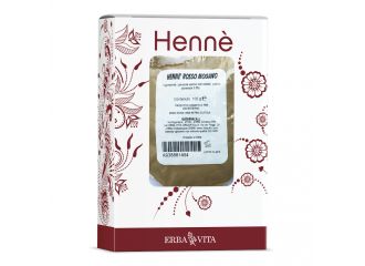 Henne colorante capelli rosso mogano 100 g