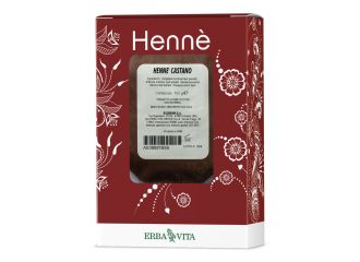 Henne colorante capelli castano 100 g