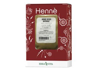 Henne colorante capelli rosso naturale 100 g