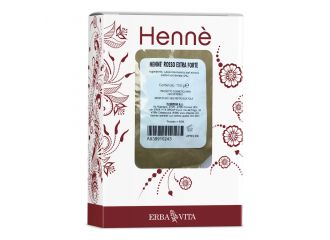 Henne colorante capelli rosso naturale extra forte