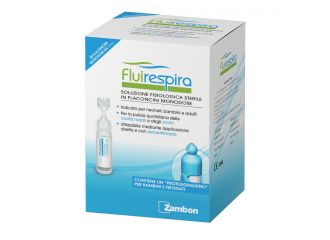 Fluirespira soluzione fisiologica sterile 30 flaconcini monodose da 5ml