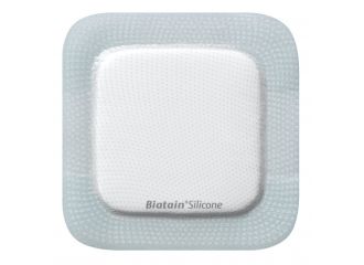 Medicazione biatain in schiuma di poliuretano con bordo adesivo in silicone 15x15 cm 5 pezzi