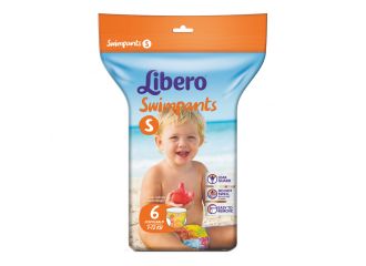 Pannolini mare/piscina libero swim pants per bambino taglia s 6 pezzi