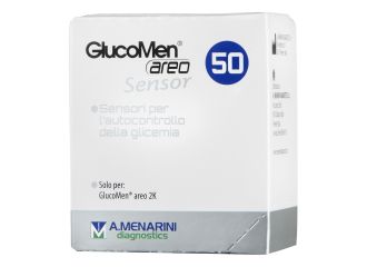 Strisce glucomen areo sensor per analisi del glucosio 50 pezzi