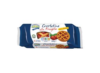 Happy farm crostata fragole senza glutine 180 g
