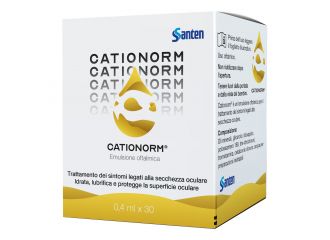 Cationorm gocce 30 fiale monodose da 0,4 ml