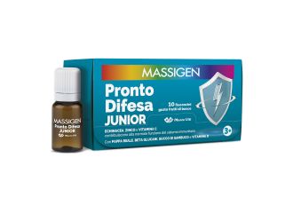 Massigen pronto difesa junior 10 flaconcini da 10 ml