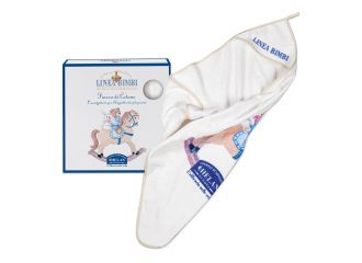 Bimbi fiocco di cotone accappatoio 100% spugna di cotone velour