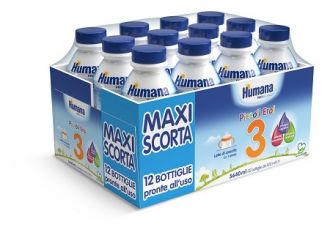 Humana 3 probalance multipack maxi scorta 12 bottiglie da 470 ml