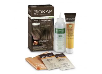 Bios line  biokap nutricolor delicato rapid tinta 7,0 biondo medio naturale 135 ml