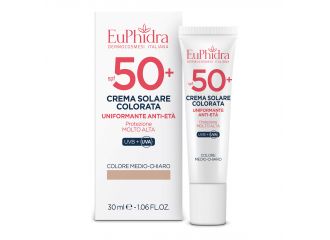 Euphidra kaleido crema colorata medio-chiaro viso spf50+ 30 ml