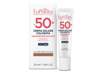 Euphidra kaleido crema colorata medio-scuro viso spf50+ 30 ml