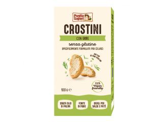 Puglia sapori crostini senza glutine con erbe di provenza 100 g