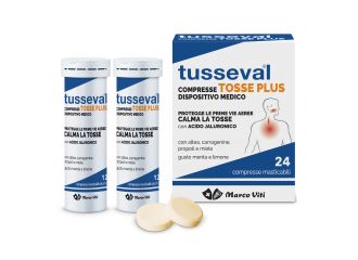 Tusseval tosse plus 24 compresse