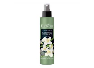 Euphidra acqua profumata gelsomino in flacone con etichetta pompa spray