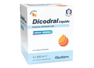 Dicodral liquido soluzione reidratante orale 4 x 200 ml