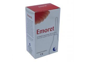 Emoret 6 tubetti 6 ml gel ad uso proctologico