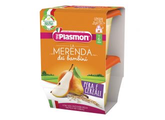 Plasmon la merenda dei bambini sapori di natura pera cereali asettico 2 x 120 g