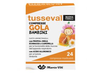 Tusseval gola bambini 24 compresse