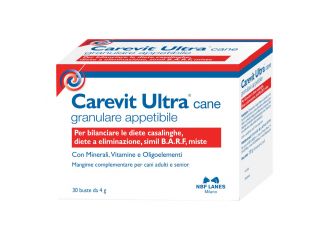 Carevit ultra cane 30 buste da 4 g