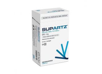 Siringa preriempita intra-articolare supartz acido ialuronico 25 mg 2,5 ml 3 pezzi