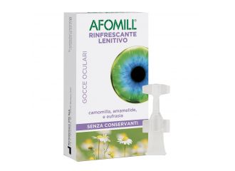 Afomill rinfrescante senza conservanti 10 fiale da 0,5 ml