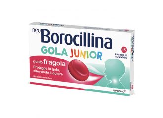 Neoborocillina gola junior 15 pastiglie fragola