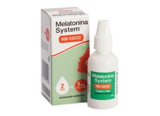Melatonina system 600 gocce 18 ml