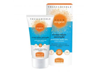 Vogliadisole four respect crema solare antirughe spf50+ 50 ml