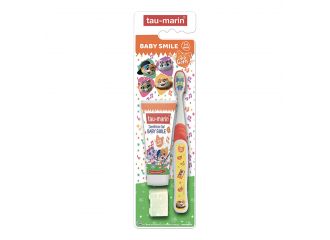 Tau marin set baby smile special edition 44 gatti dentifricio fragola 20 ml + spazzolino