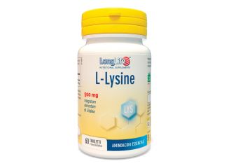 Longlife l-lysine 500mg 60 tavolette