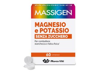 Massigen magnesio potassio senza zuccheri 60 compresse