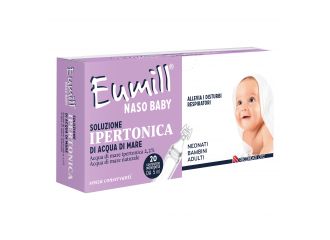 Eumill naso baby soluzione ipertonica 20 contenitori monodose 5 ml