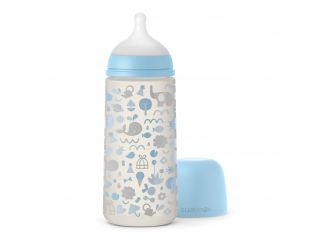 Memories biberon da 360 ml silicone sx pro azzurro