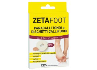 Zetafoot paracallo tondo 8 pezzi + dischetto callifugo 9 pezzi