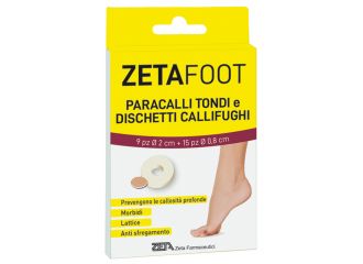 Zetafoot paracallo tondo 9 pezzi + dischetto callifugo 15 pezzi