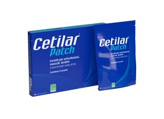 Cerotto monouso cetilar patch per articolazioni muscoli e tendini 5 pezzi