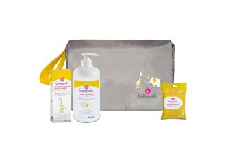 Babygella trousse prebiotic 1 babygella bagno 250 ml + 1 babygella salviette 15 pezzi + 1 babygella pasta protettiva 100 ml