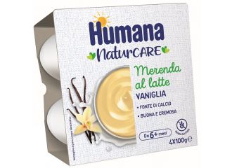 Humana merenda vaniglia 4 vasetti da 100 g